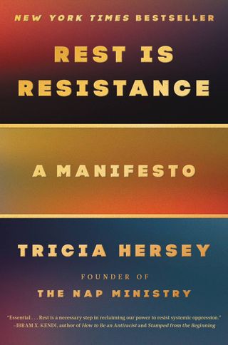 El descanso es resistencia, portada del libro de Tricia Hersey