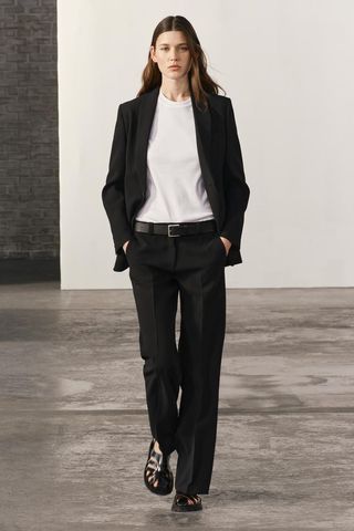 zara, ZW Collection Flared Pants