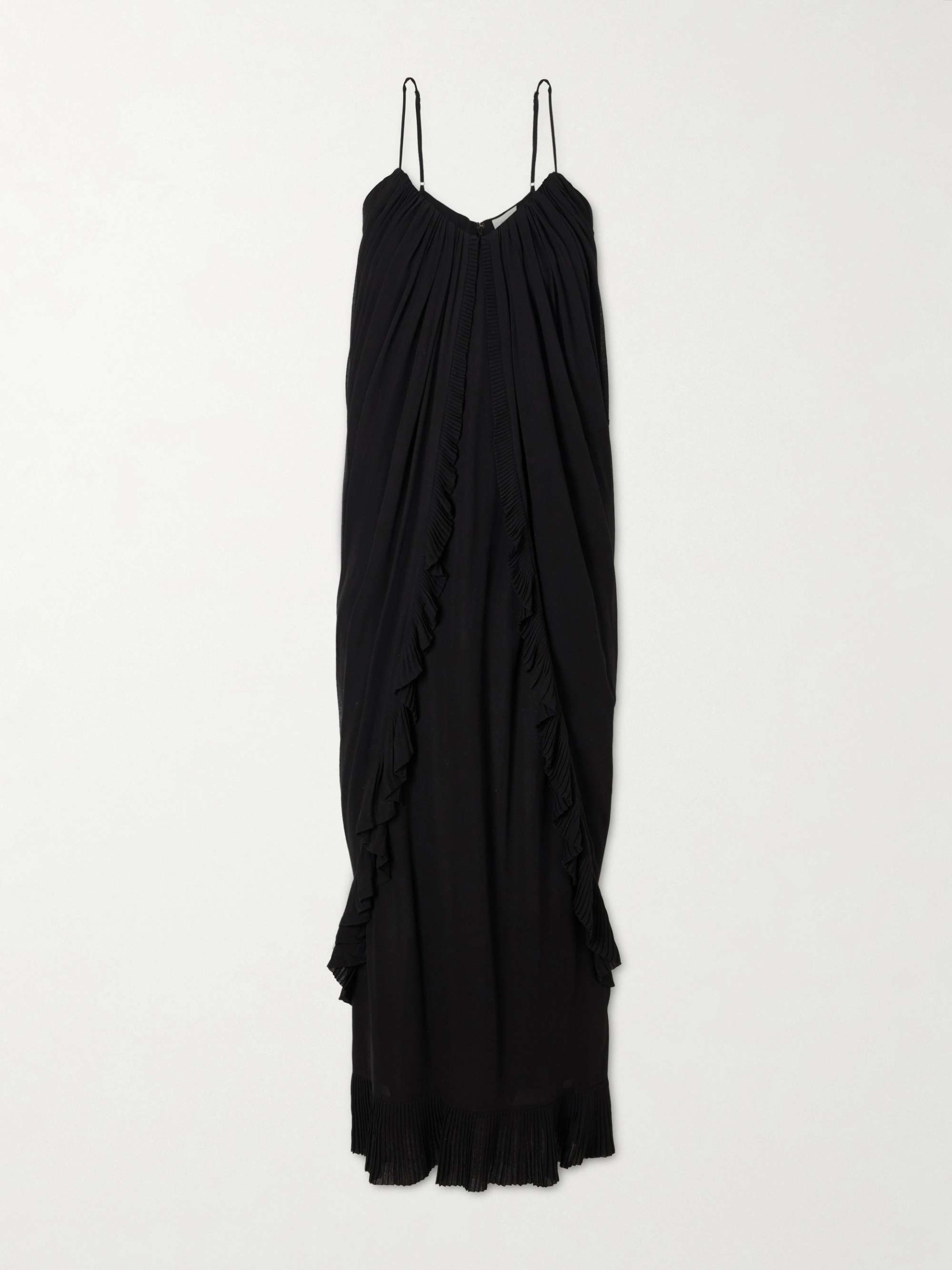 Valiant Floating Draped Jersey Maxi Dress
