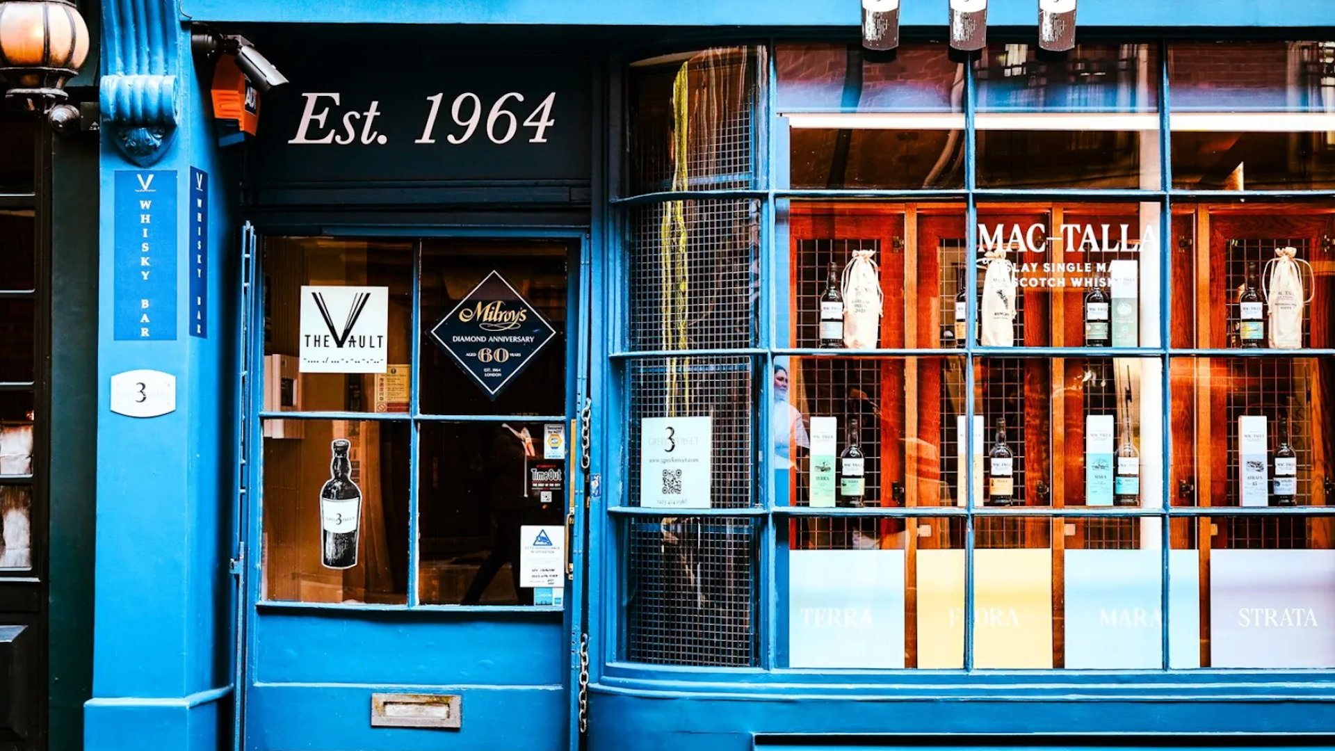 Milroys shop front