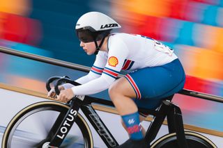 Sophie Capewell on a Lotus Hope bike