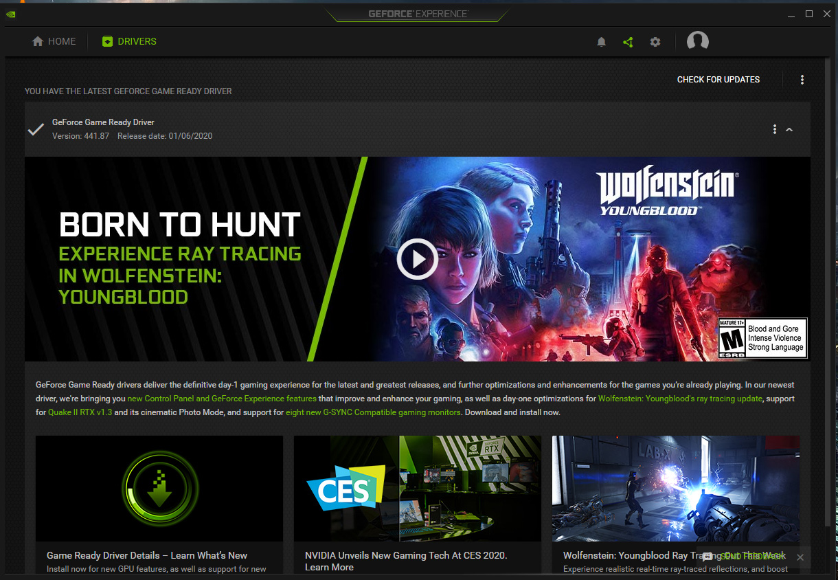 Nvidia GeForce Experience