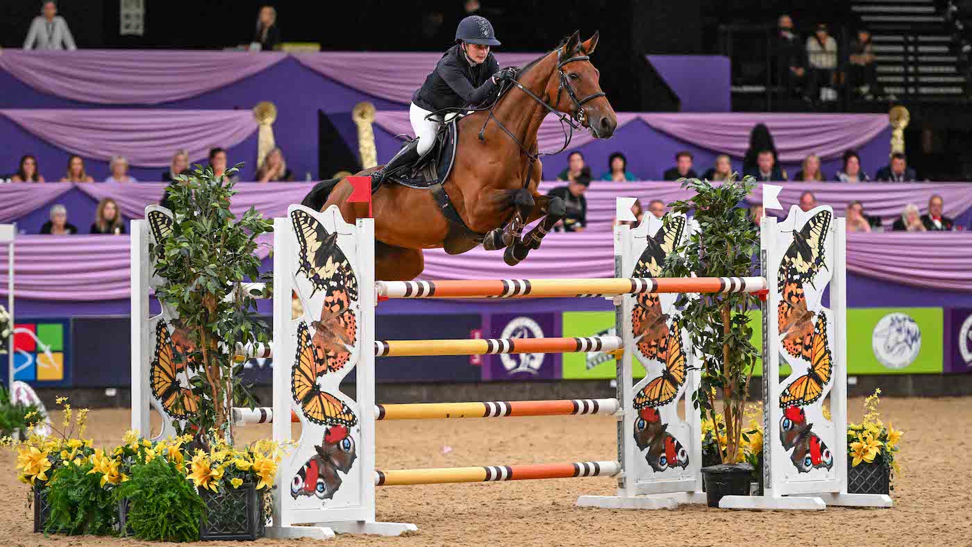 HOYS grand prix winners Jodie Hall McAteer and Hardessa
