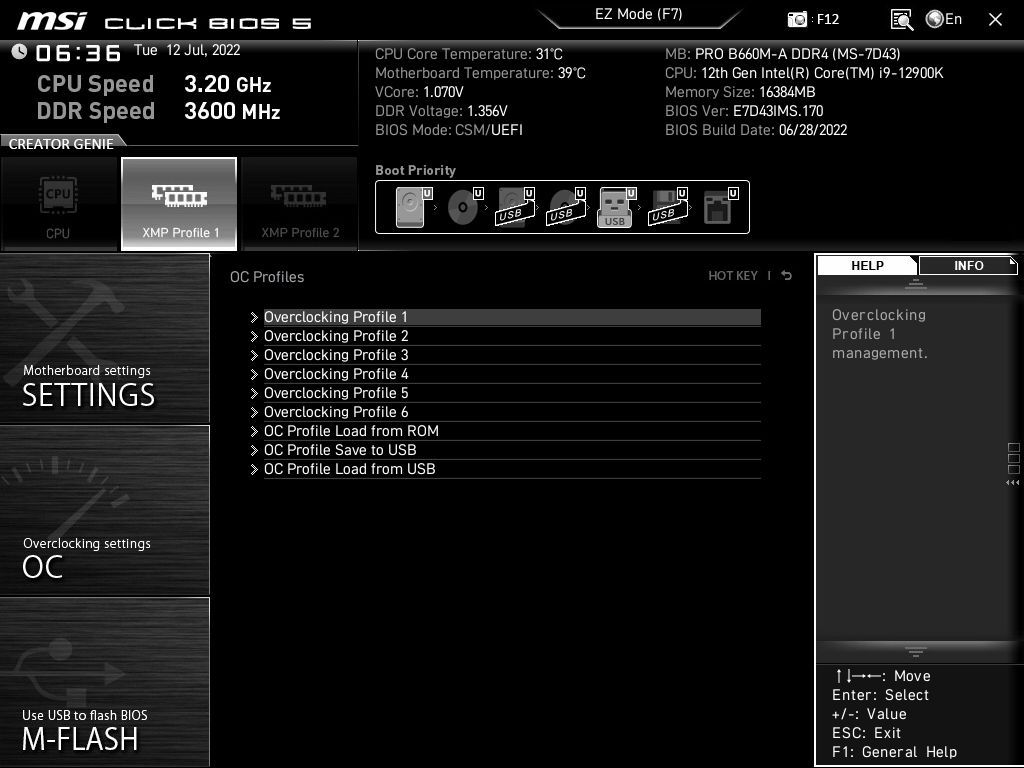 MSI Pro B660M-A DDR4