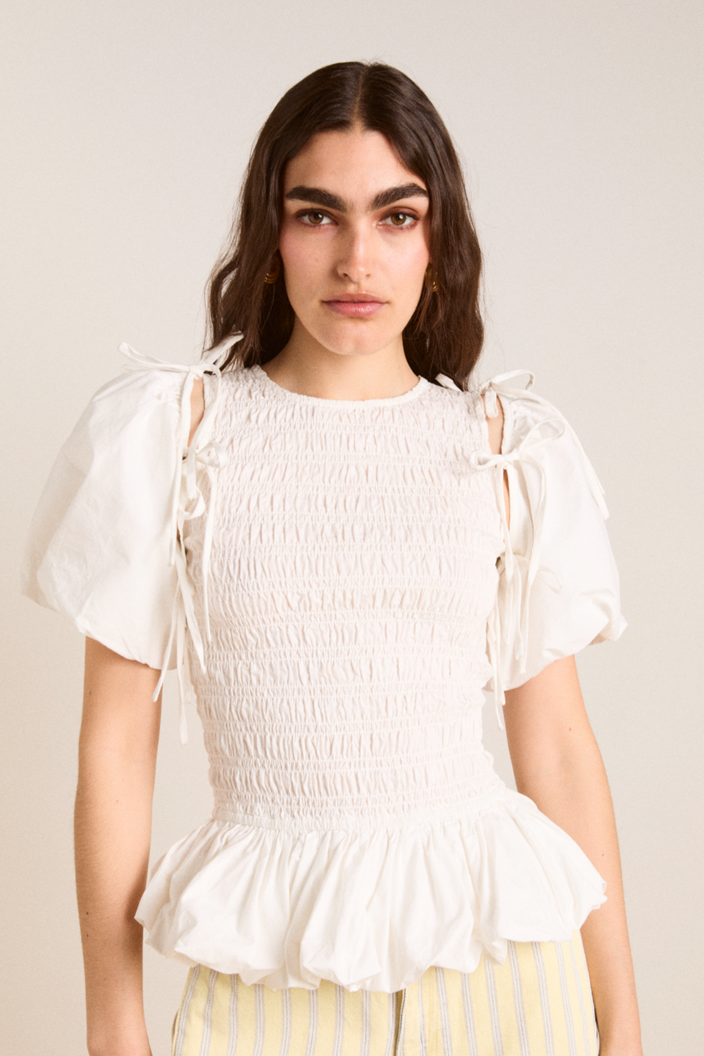 Becca Multi-Way Blouse - White