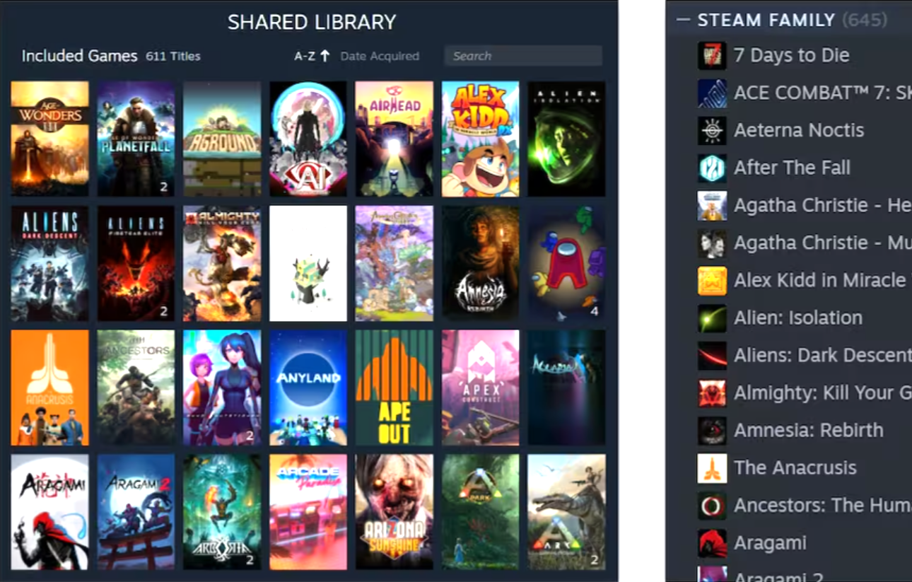 Steam Plan Familiar