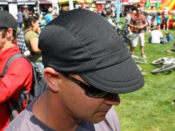 In addition to traditional wool, cotton and cotton/poly-blend caps, Walz Cycling Caps also makes these wicking models specifically for summer use.