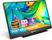 KYY  15.6in portable monitor with 3-in-1 case and stand