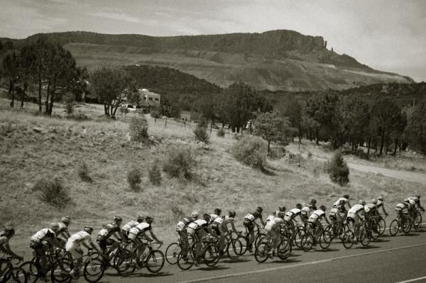 Riders roll through the southwest countryside.