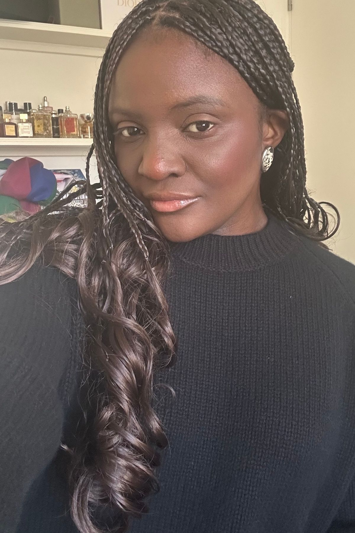 Who What Wear UK junior writer Brittany Davy wearing the By Terry tinted moisturiser