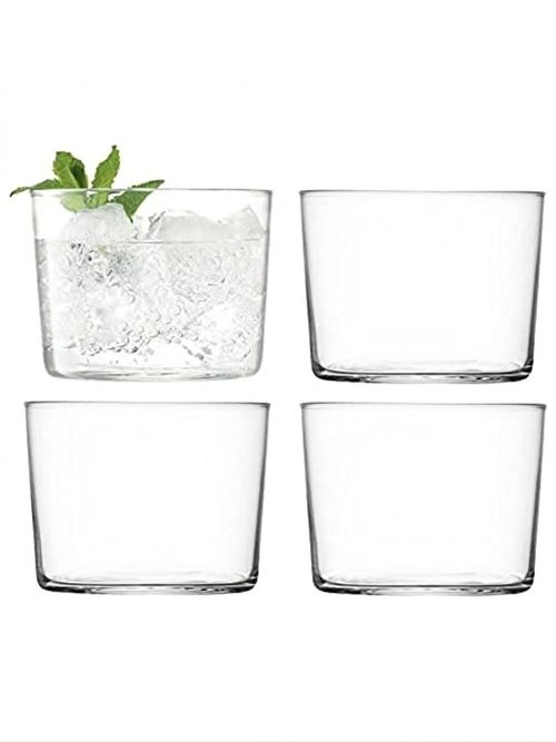 Lsa International Gio Tumbler 220 Ml Clear, Set of 4 
