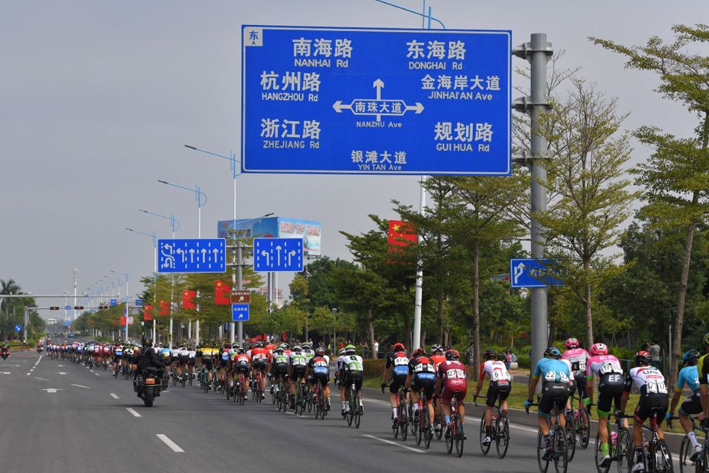 The circuit was on wide, fast roads