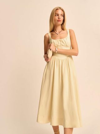 Reformation Balia Linen Dress