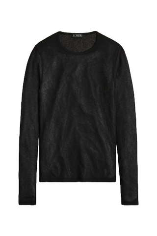 J.Crew Sheer Long-Sleeve Top (Was $80) 