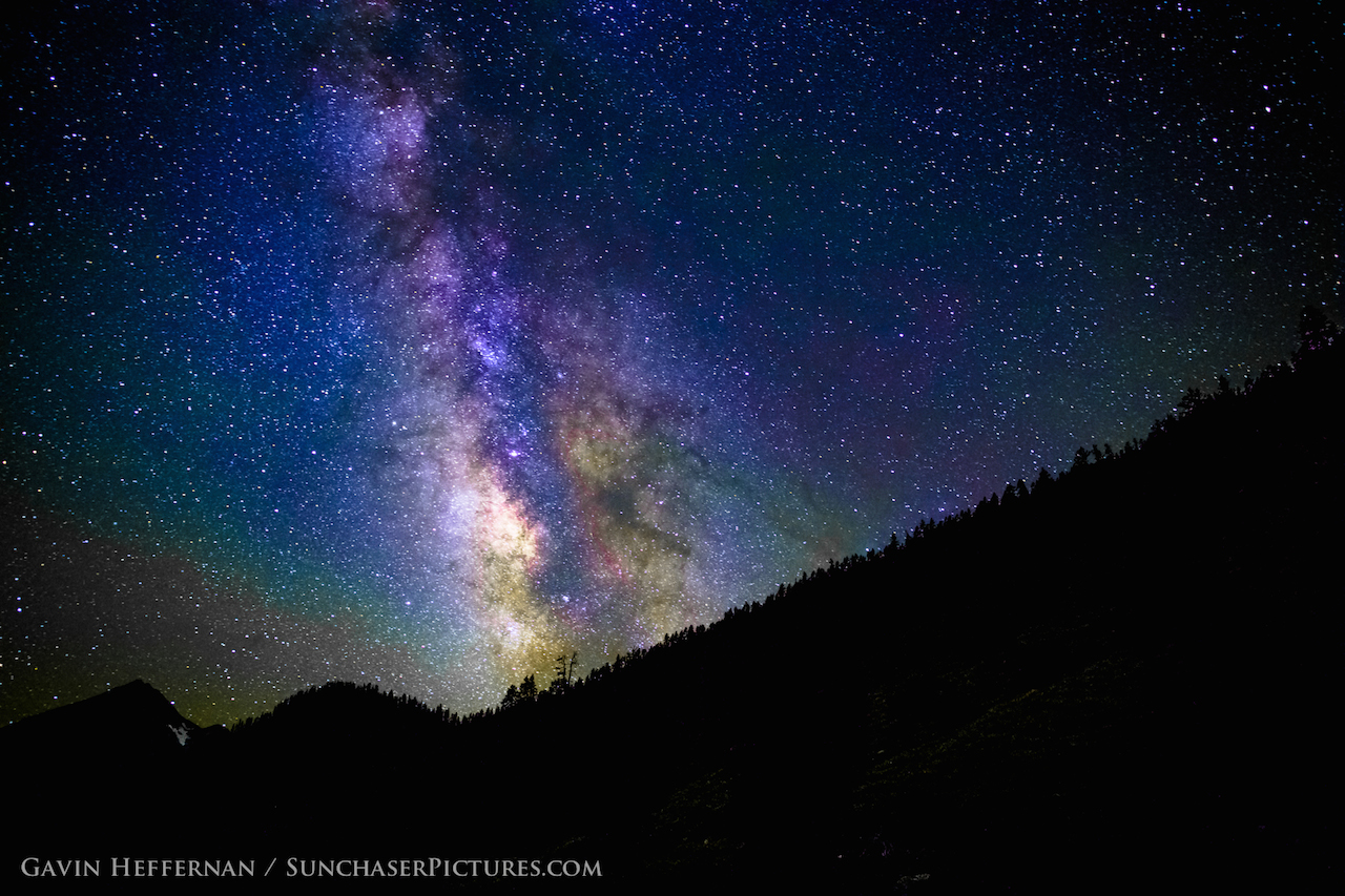 Milky Way over Kings Canyon