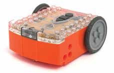 Edison can be programmed with barcodes, markers apps and more, and allows students to build their own robot with available materials