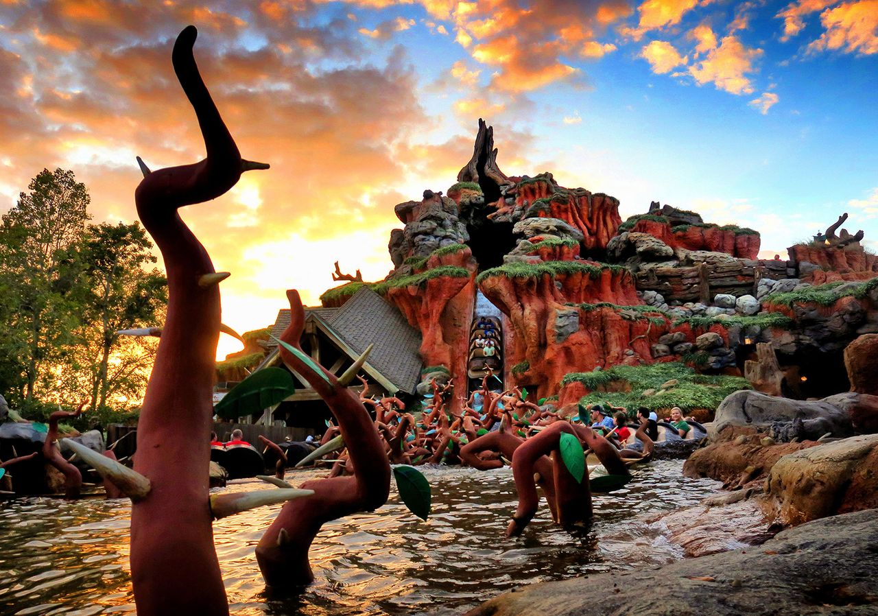 Splash Mountain at Disney World.