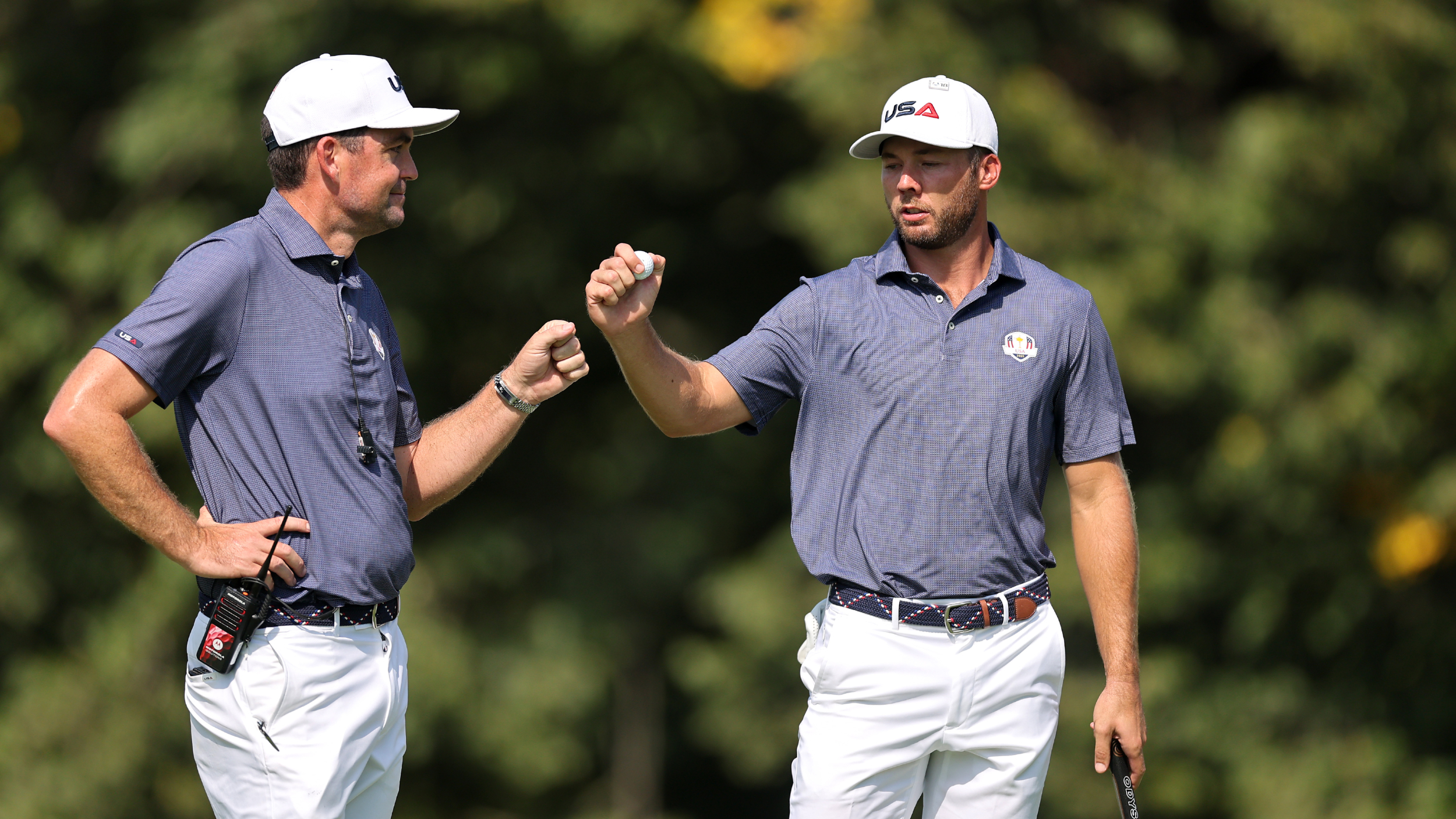 Keegan Bradley and Sam Burns