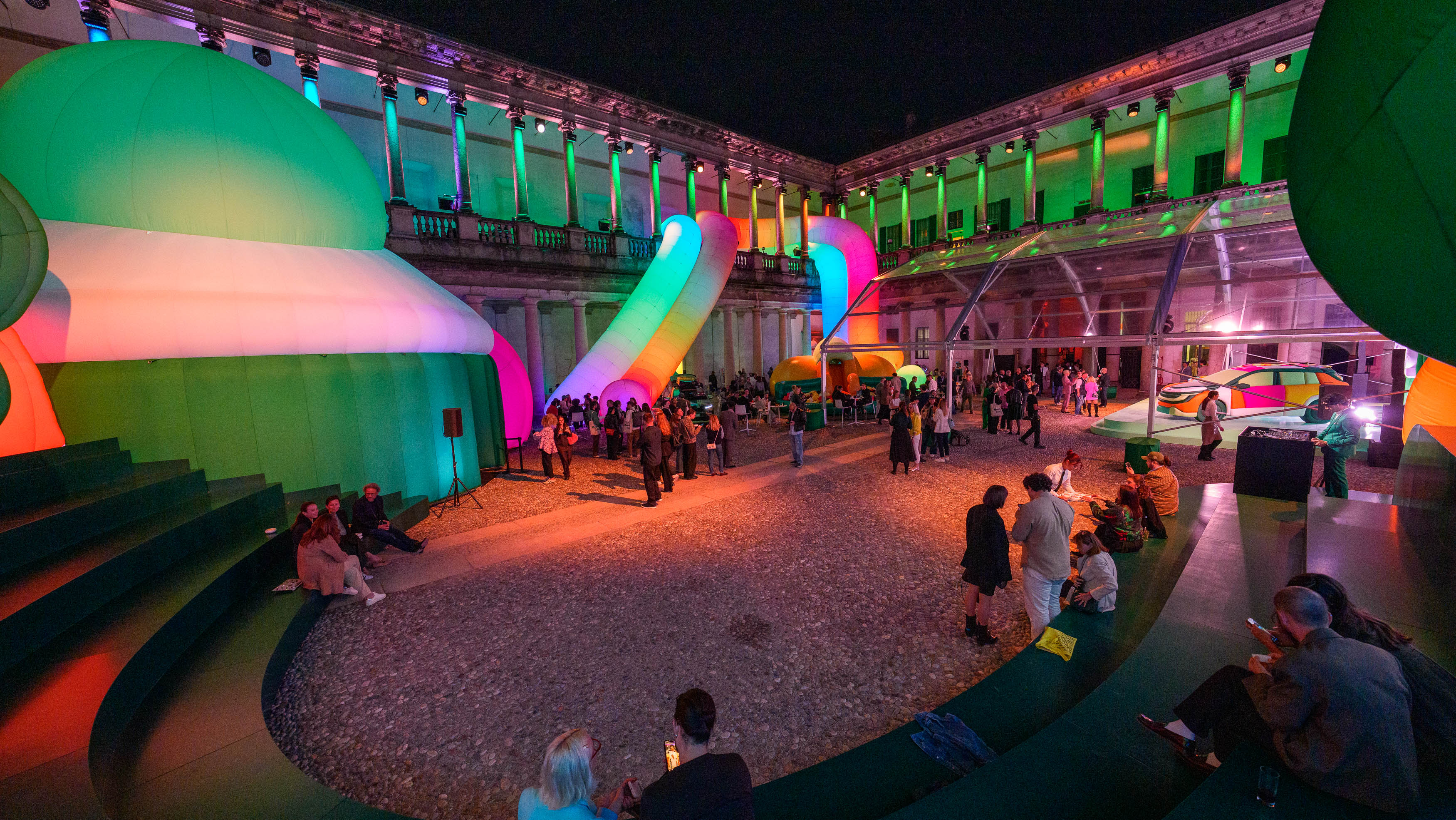 &Scaron;koda installation at Palazzo del Senato, MDW 2026