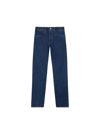 Nettle Denim Straight Leg Jeans—mid Wash