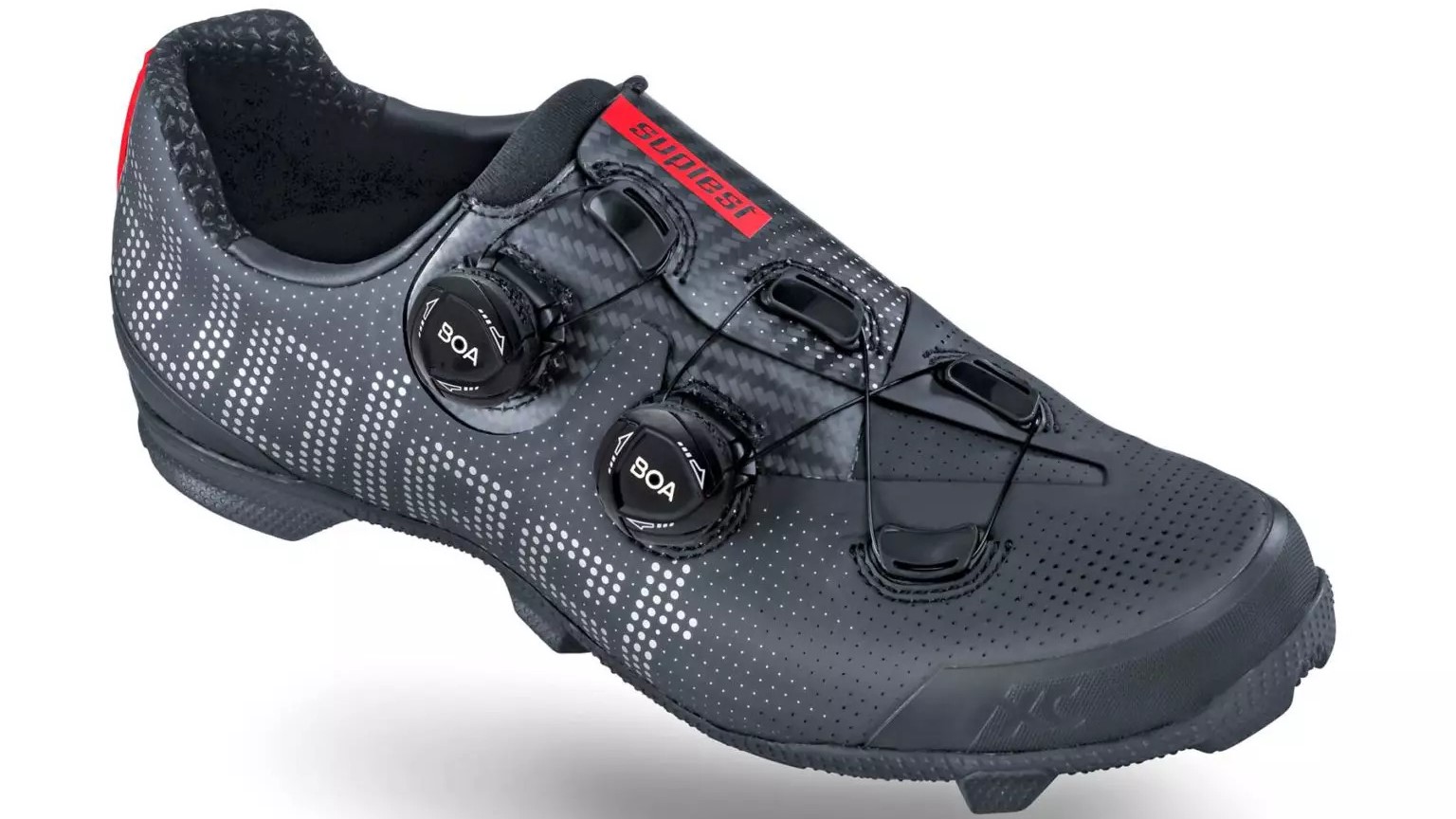 Suplest Edge/3 TXC Pro Crosscountry Carbon MTB Shoes Neon Orange Black Size 43 
