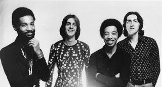 The Tony Williams Lifetime, pictured in 1976. Newton can be seen on the far left
