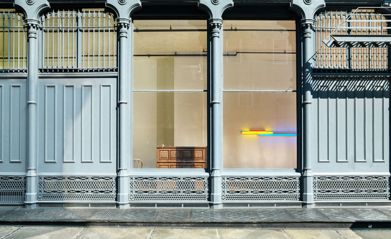 The façade of 101 Spring Street, Donald Judd’s studio and home