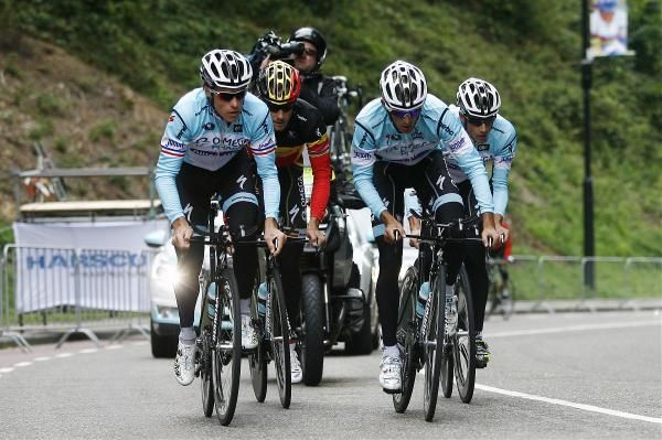 Omega Pharma-Quickstep previews the team time trial world championship course in Limburg, The Netherlands