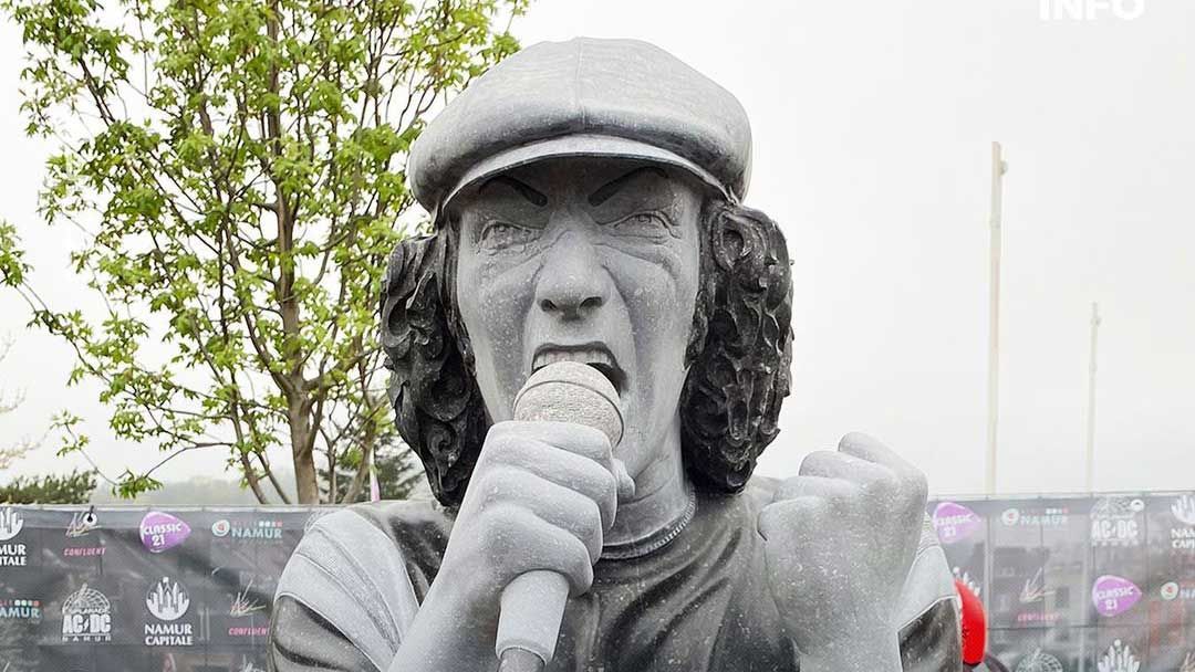 Brian Johnson statue