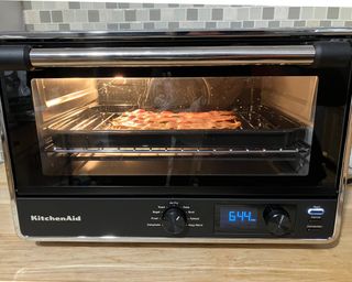 Cooking bacon using the KitchenAid Digital Countertop Oven with Air Fryer