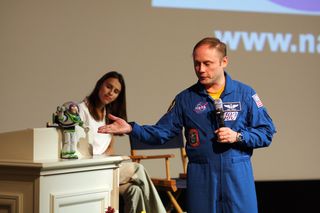 Mike Fincke Introduces Space Ranger Buzz Lightyear