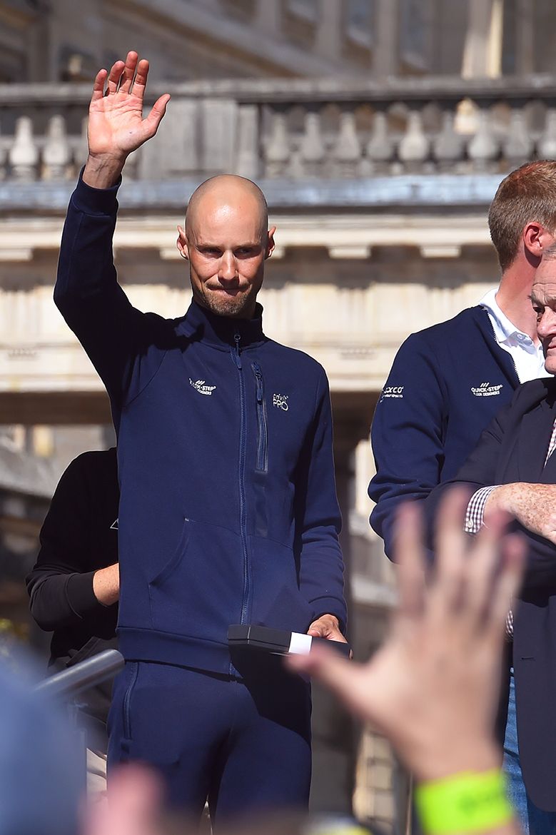 Tom Boonen at his final Paris-Roubaix team presentation