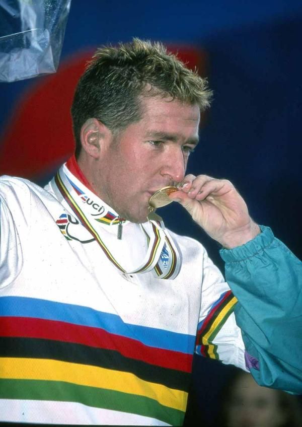 Oscar Camenzind won the Worlds and Lombardia a week later. His career came to an end when he tested positive for EPO years later.