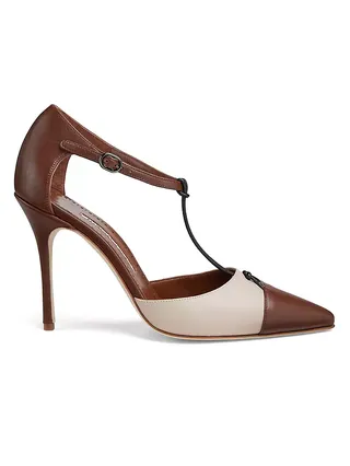 Assala 105mm Leather Pumps