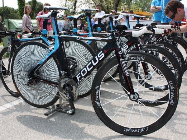 Focus developed Milram's time trial bikes with the help of famed aero bike designer Andy Walser.