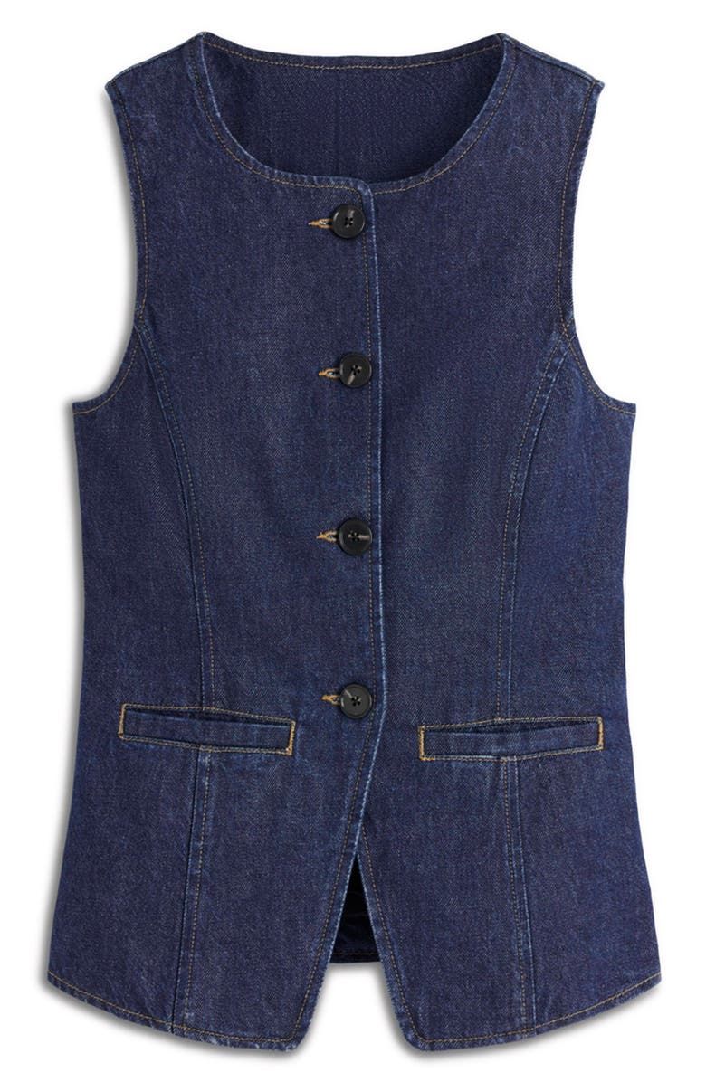 Cotton Denim Vest