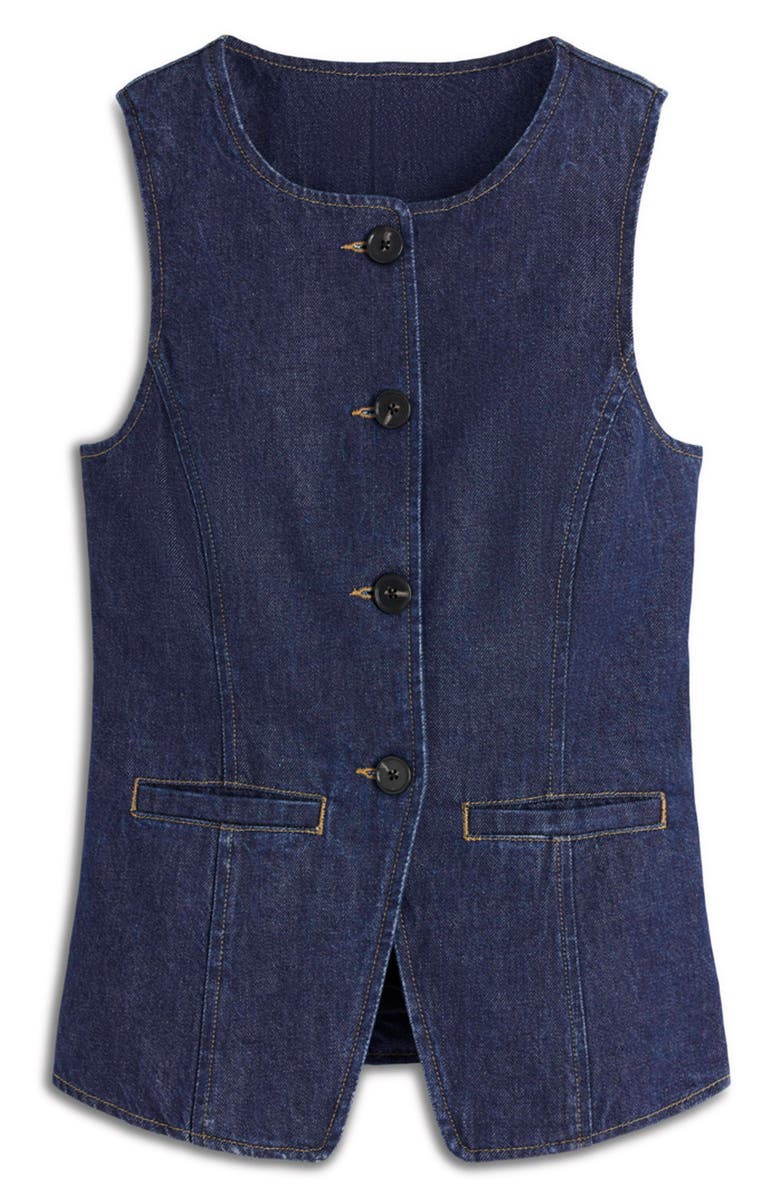 Cotton Denim Vest