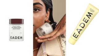 Three Eadem skin products side-by-side for Black-owned beauty and skincare brands.