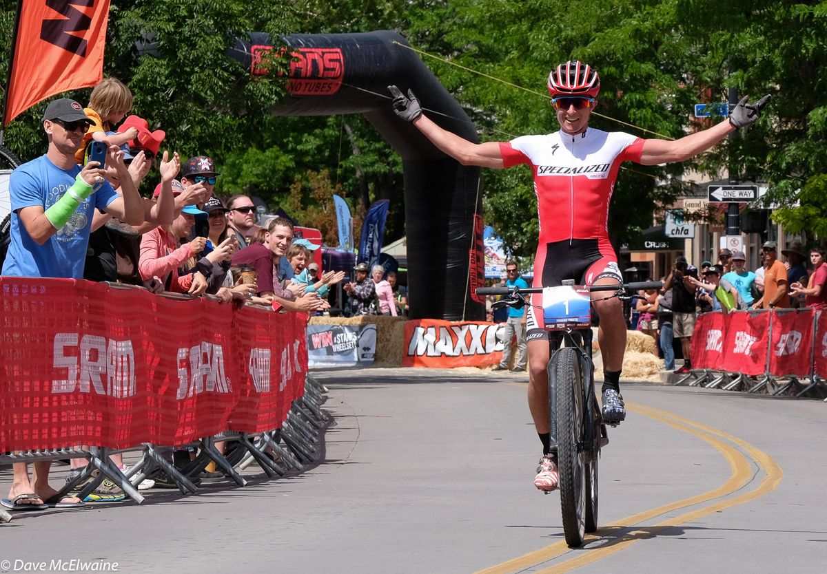 Howard Grotts (Specialized) takes the win at Grand Junction and $5000 first prize