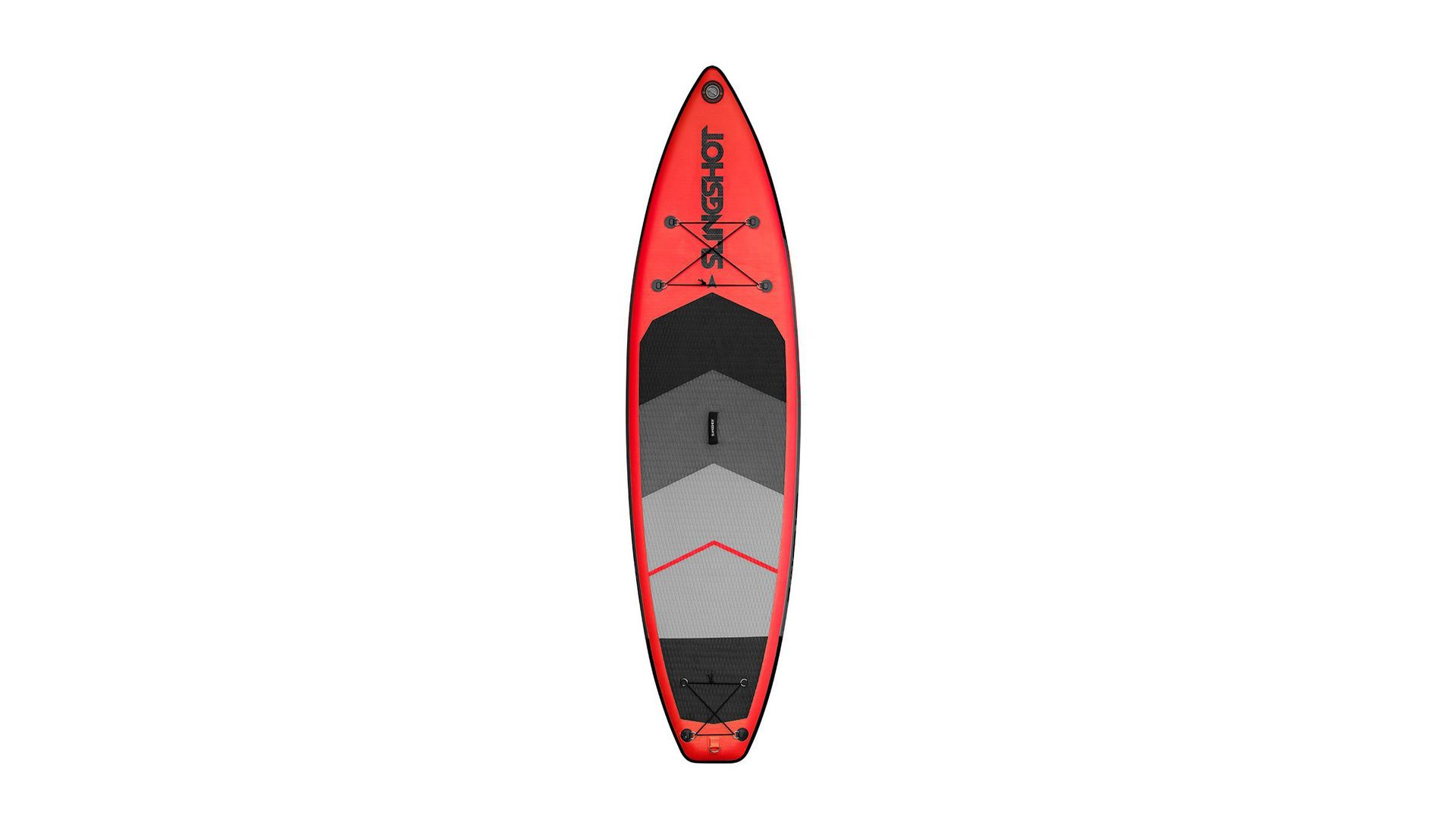 Crossbreed 11 Inflatable SUP Board in red with grey details