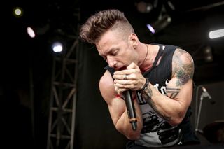 Greg Puciato at Heavy Montreal Festival at Parc Jean-Drapeau on August 6, 2016 in Montreal, Canada