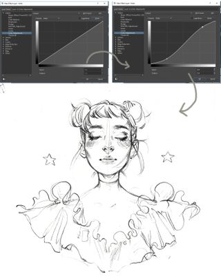 using krita to draw