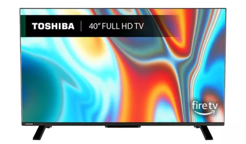A Toshiba 40 inch smart tv