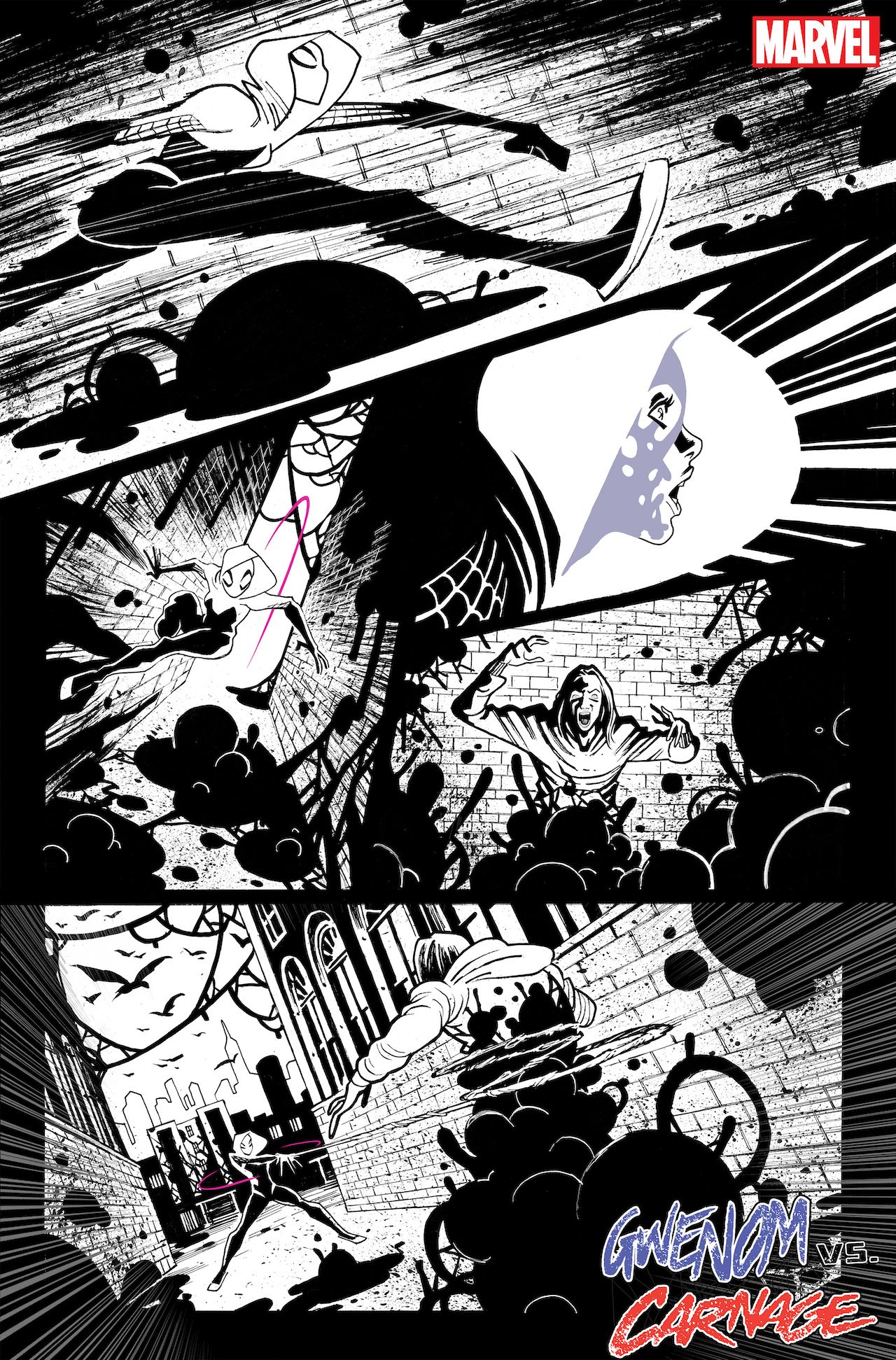 Page from King in Black: Gwenom Vs. Carnage #1