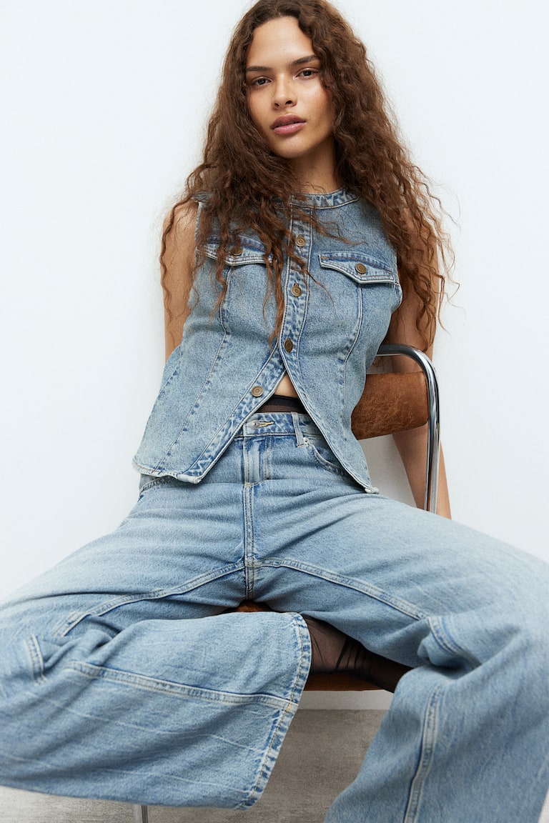 Bleecker High Rise Wide Leg Jeans