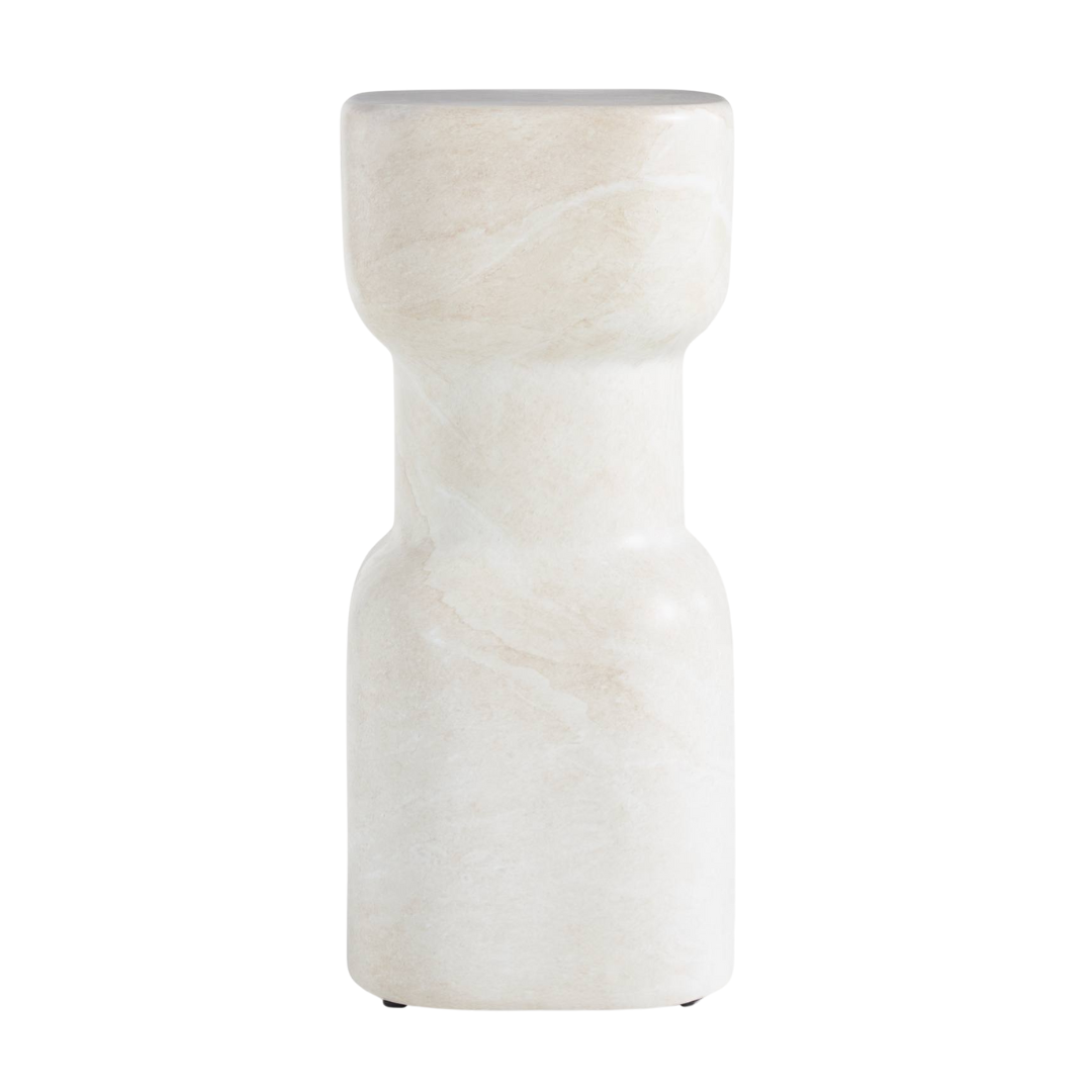 Keaton Faux-Marble Indoor/outdoor Pedestal Table