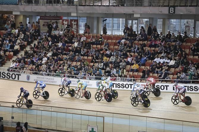 The men's omnium on day 3 of the 2013 track world championships in Minsk