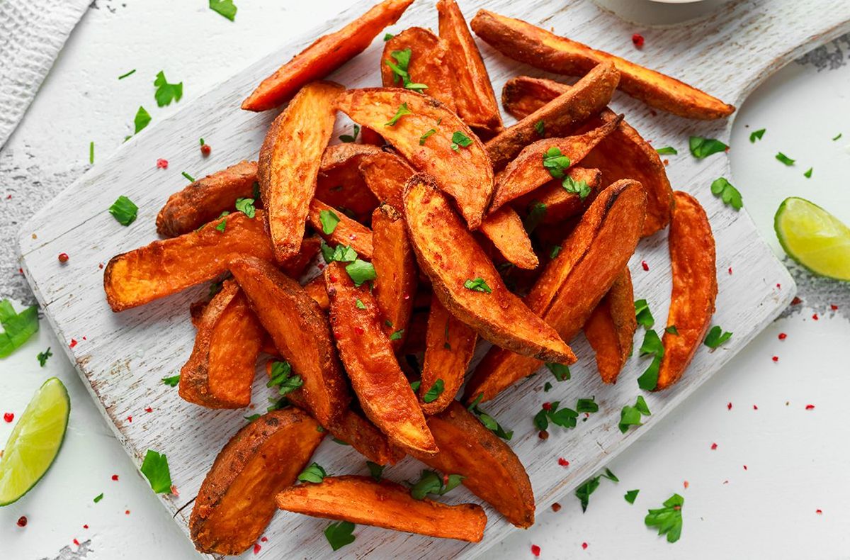 Sweet potato wedges, Dinner Recipes