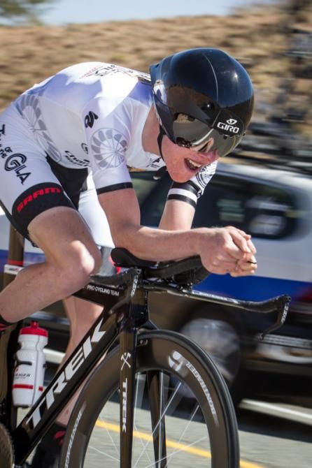 Lawson Craddock (Bontrager) finished near the top of the field today in fourth
