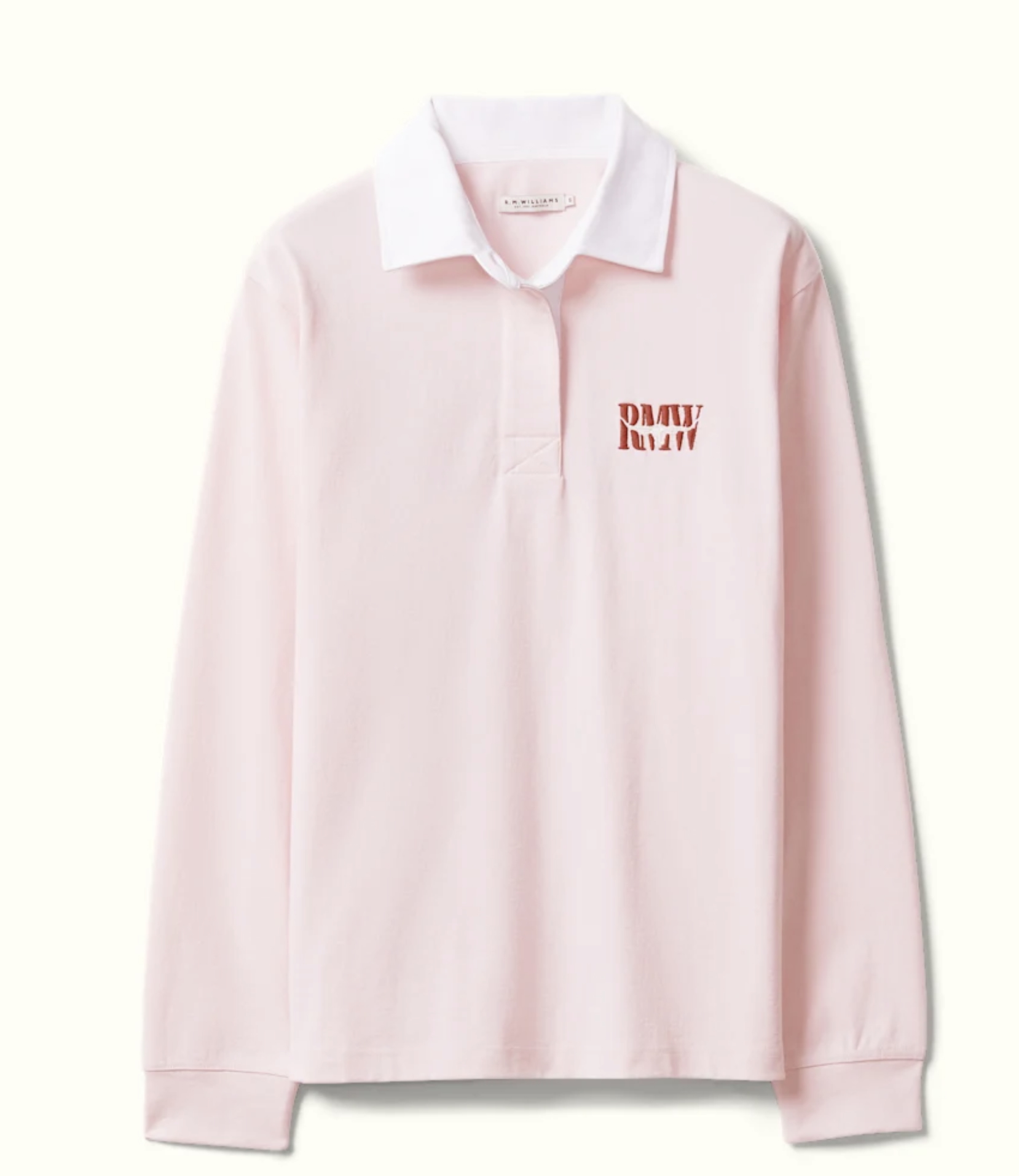 A pink polo shirt from RM Williams